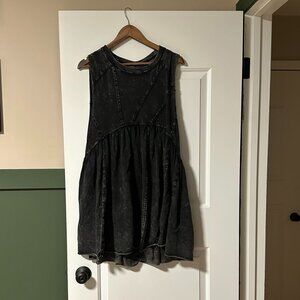 Urban Outfitters Distressed Black Dress